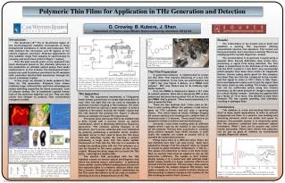 Polymeric Thin Films for Application in THz Generation and Detection