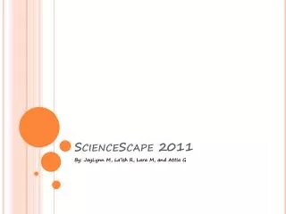 ScienceScape 2011