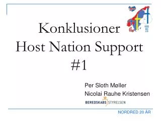 konklusioner host nation support 1
