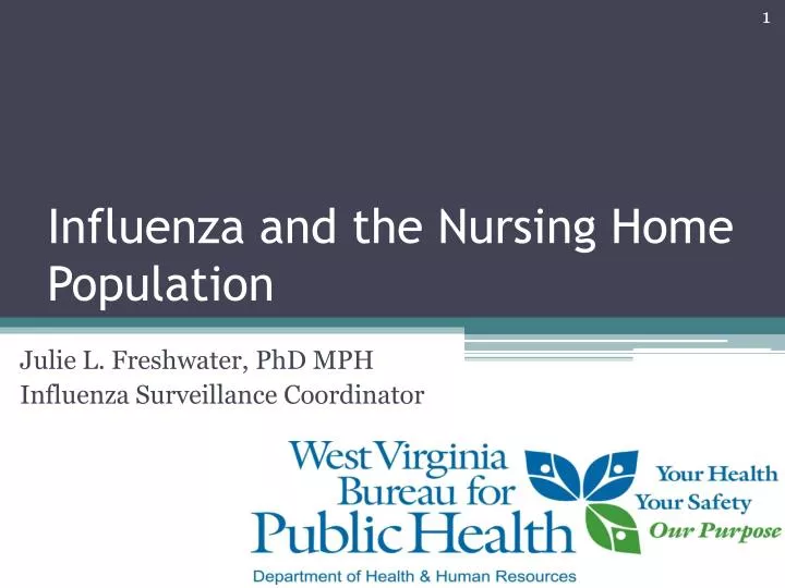 influenza and the nursing home population