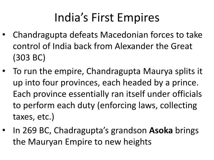 india s first empires