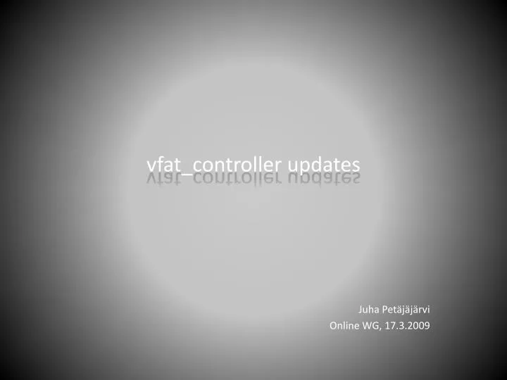 v fat controller updates