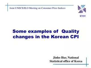 Some examples of Quality changes in the Korean CPI