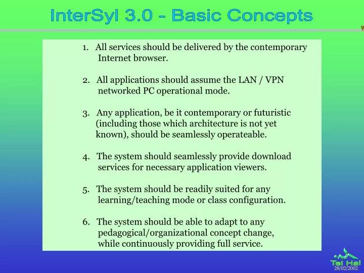 intersyl 3 0 basic concepts