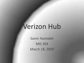 Verizon Hub