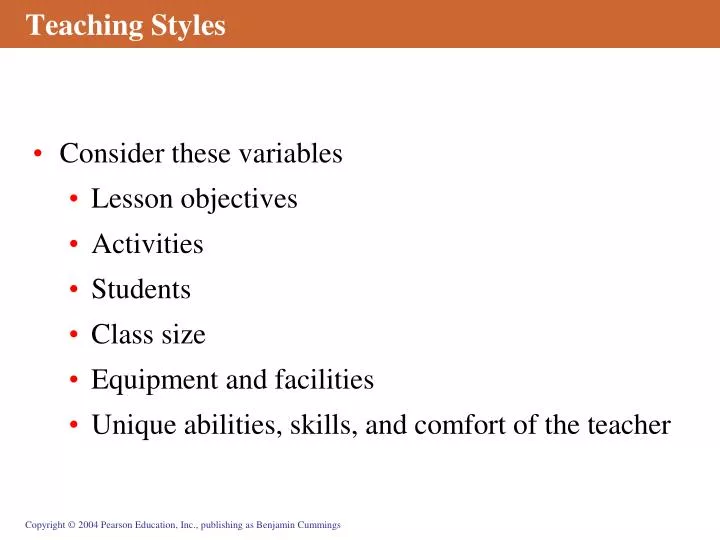 teaching styles