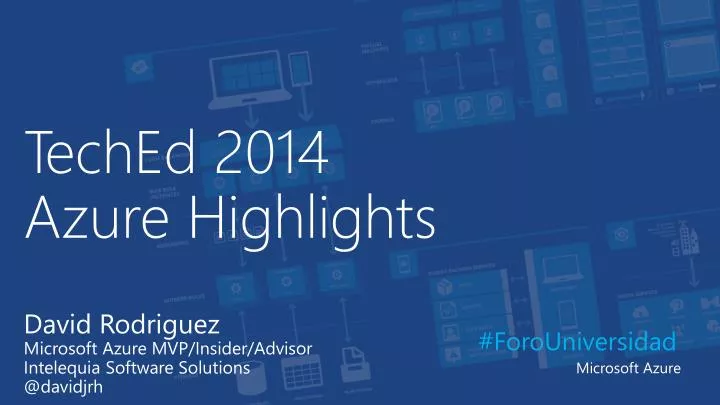 teched 2014 azure highlights