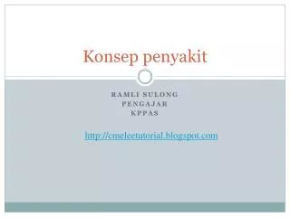 konsep penyakit