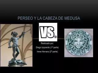 perseo y la cabeza de medusa