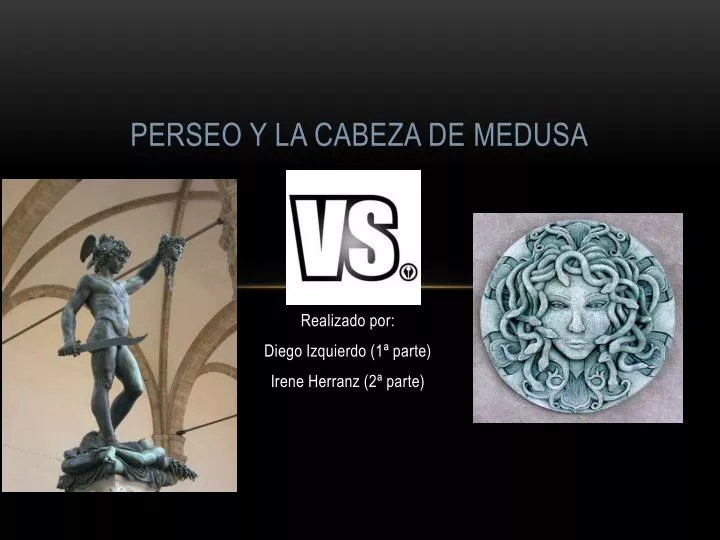 perseo y la cabeza de medusa