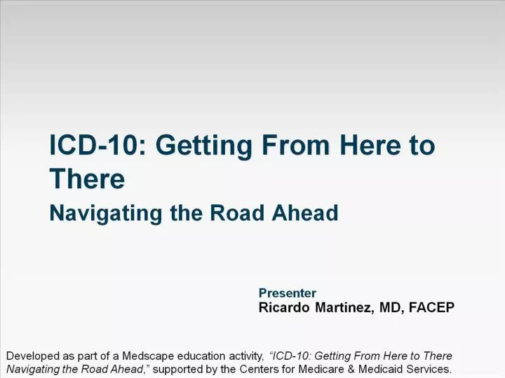 icd 10 getting from here to there