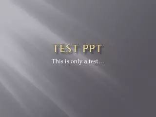 Test PPT