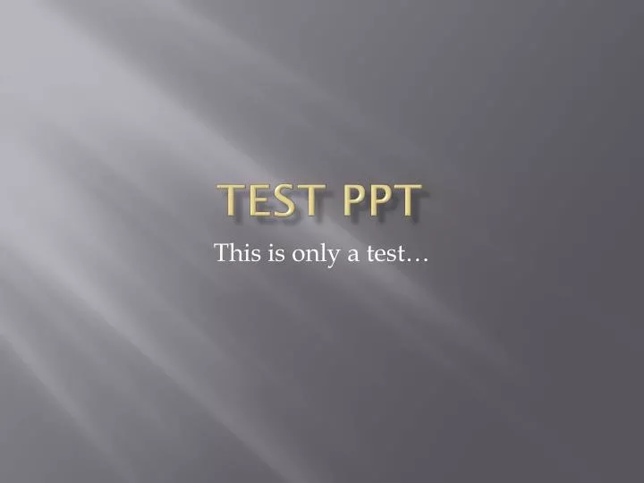 test ppt
