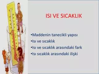 isi ve sicaklik