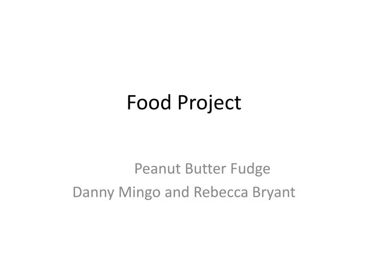 food project