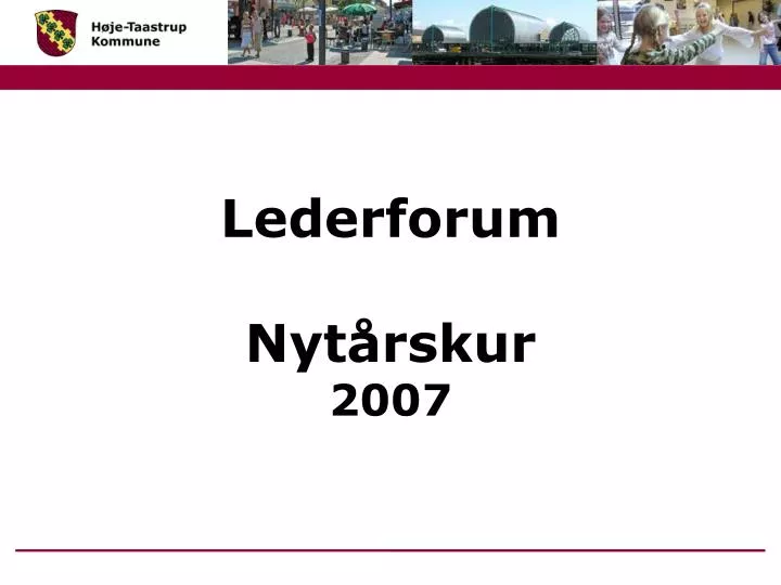 lederforum nyt rskur 2007
