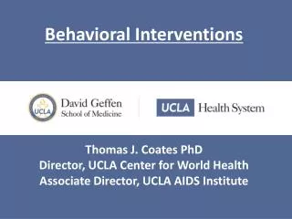 Behavioral Interventions