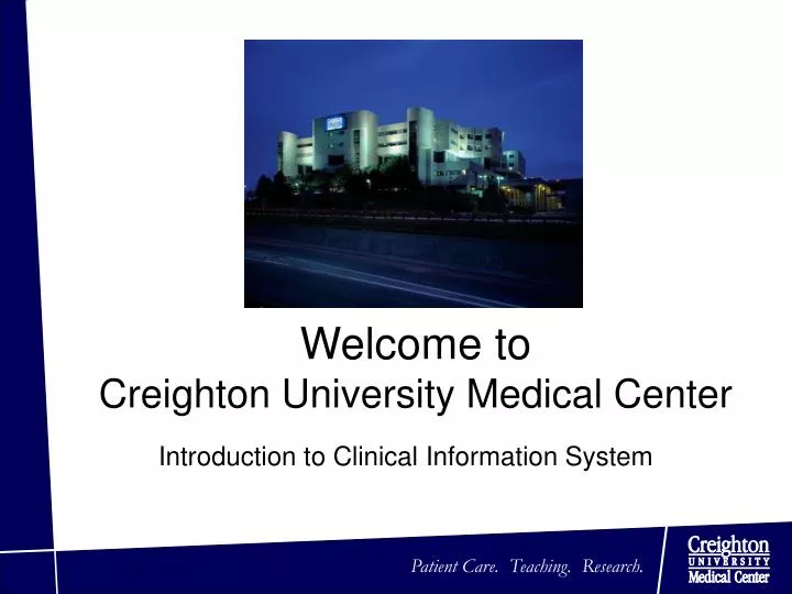 welcome to creighton university medical center