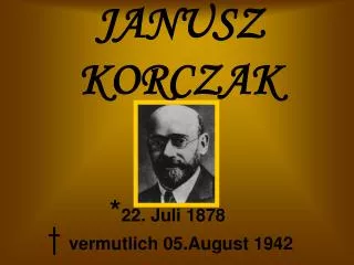 janusz korczak
