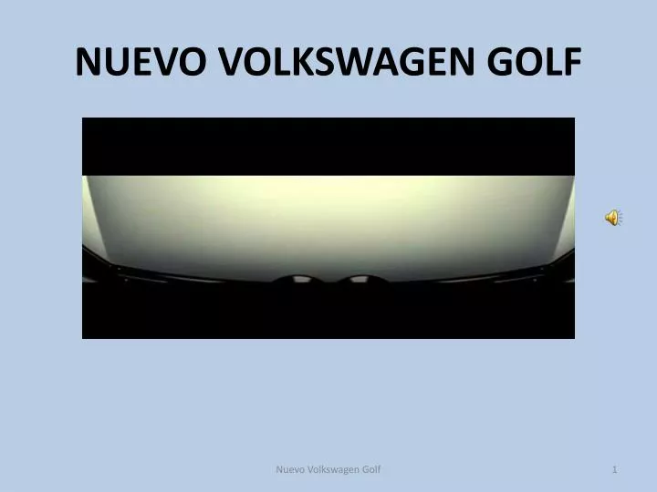 nuevo volkswagen golf