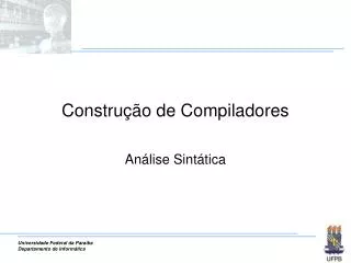 constru o de compiladores