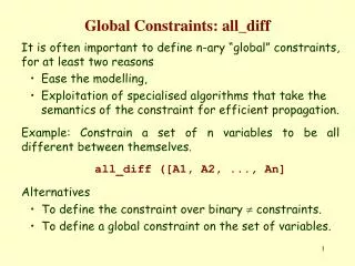 Global Constraints: all_diff