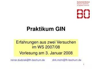 praktikum gin