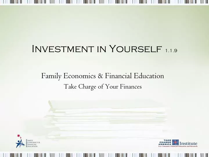 investment in yourself 1 1 9