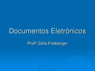 documentos eletr nicos