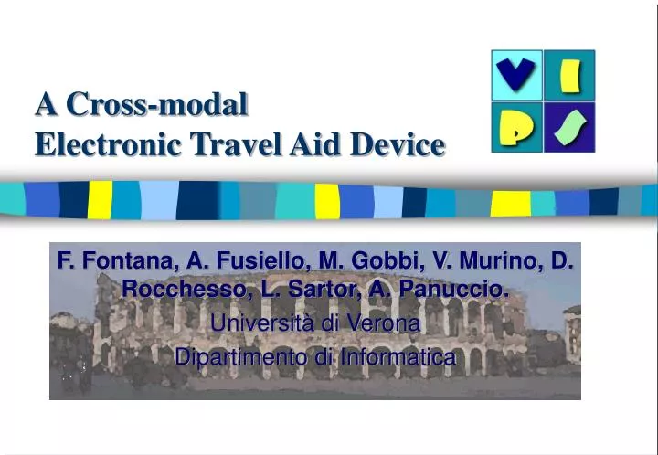a cross modal electronic travel aid device