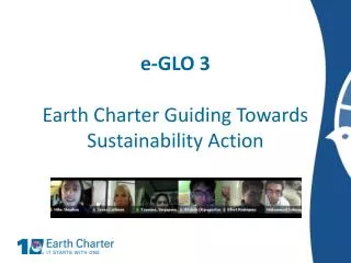 e-GLO 3 Earth Charter Guiding Towards Sustainability Action