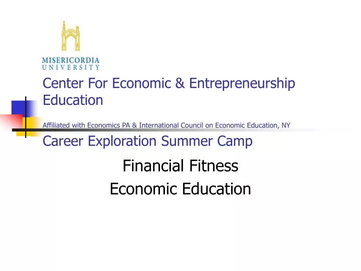 financial fitness economic education