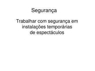 seguran a