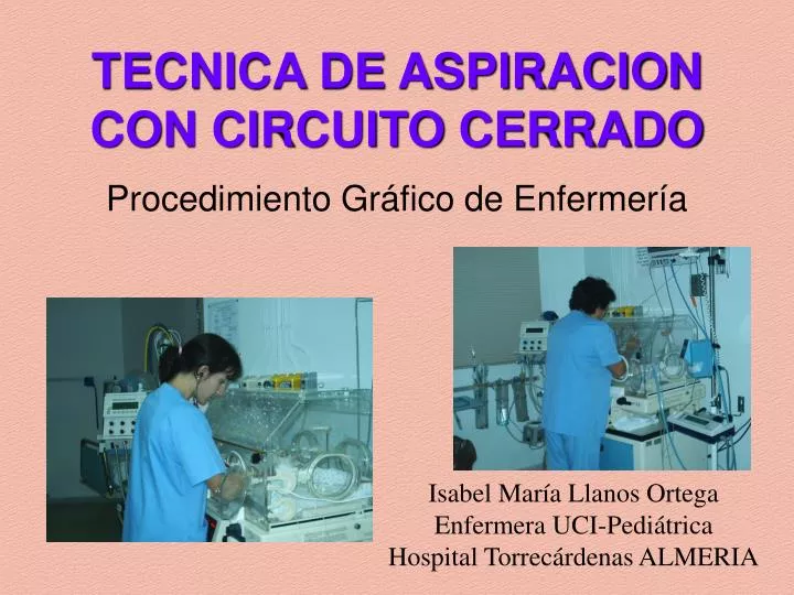 tecnica de aspiracion con circuito cerrado