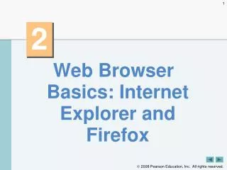 Web Browser Basics: Internet Explorer and Firefox