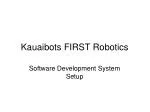 Comprehensive Guide to Setting Up Robotics Software Development Environment for KauaiBots - slide 1