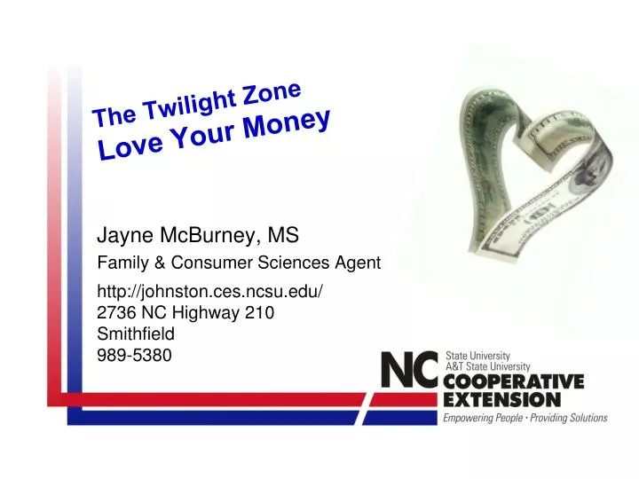 the twilight zone love your money