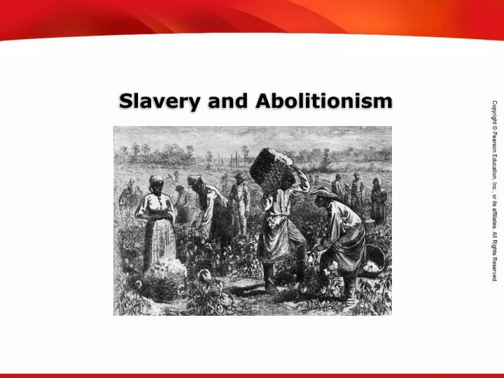 slavery and abolitionism