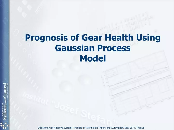 prognosis of gear health using gaussian process model