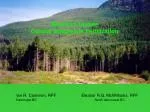 Coastal Douglas-fir Fertilization Research Update - slide 1