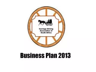 Business Plan 2013