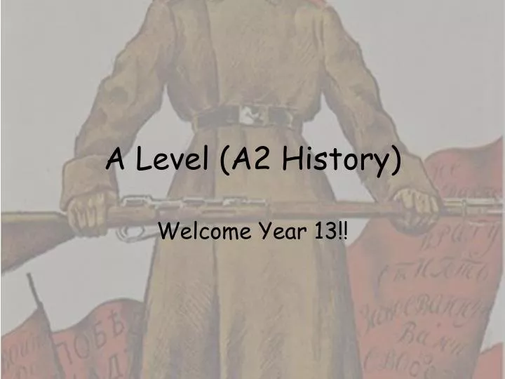 a level a2 history