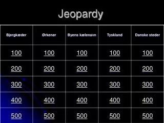 jeopardy
