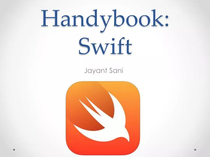 handybook swift