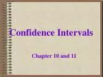 Confidence Intervals - slide 1