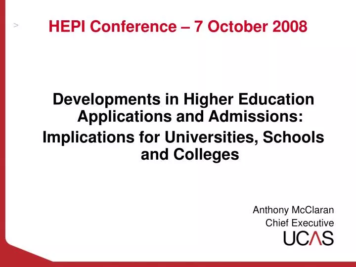 hepi conference 7 october 2008