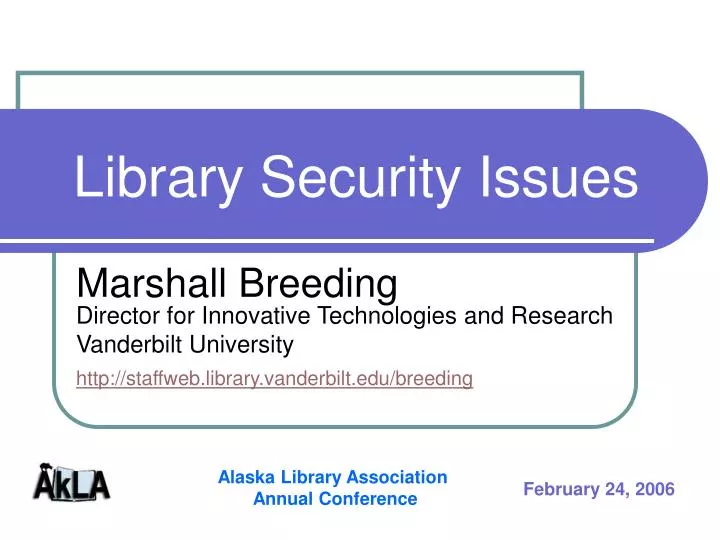 library security issues