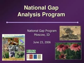 National Gap Analysis Program