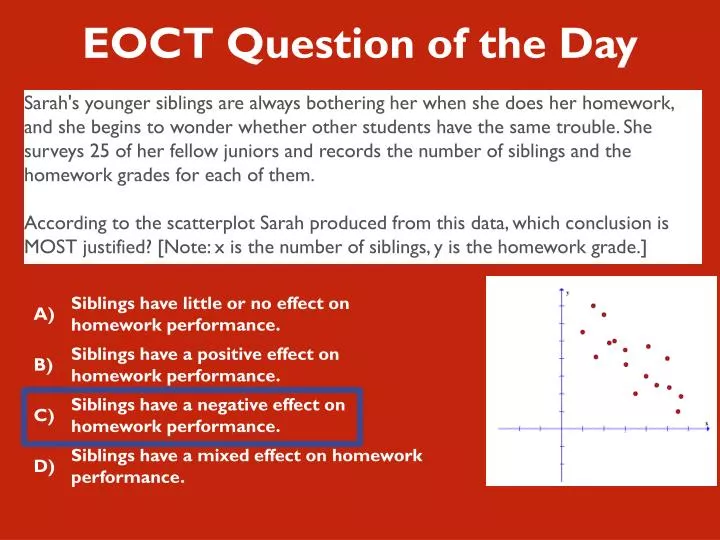 eoct question of the day