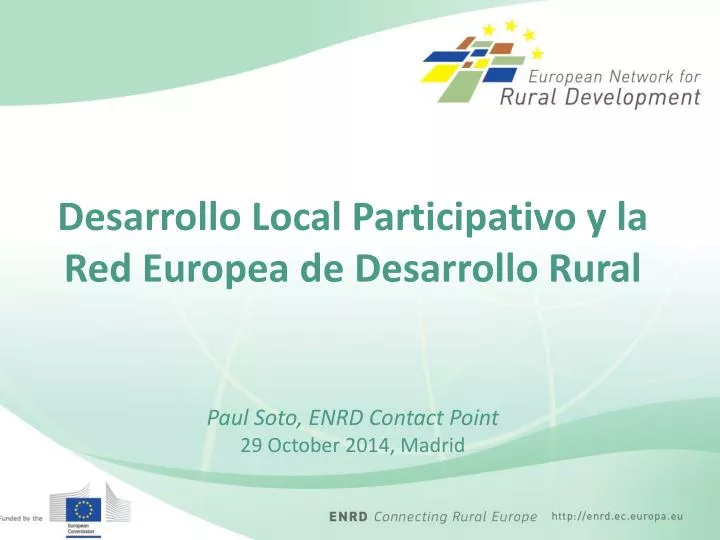 desarrollo local participativo y la red europea de desarrollo rural